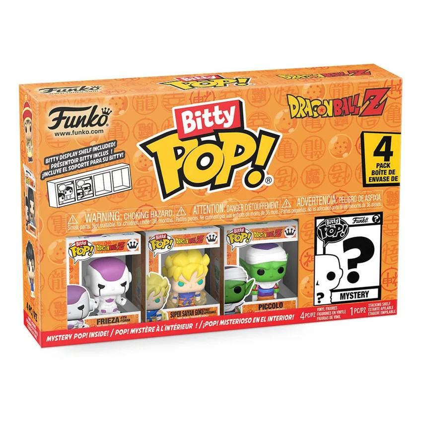 Dragon Ball Bitty POP! Vinyl Figure 4-Pack Series 4 - 2.5 cm (1 figura chase aleatória)